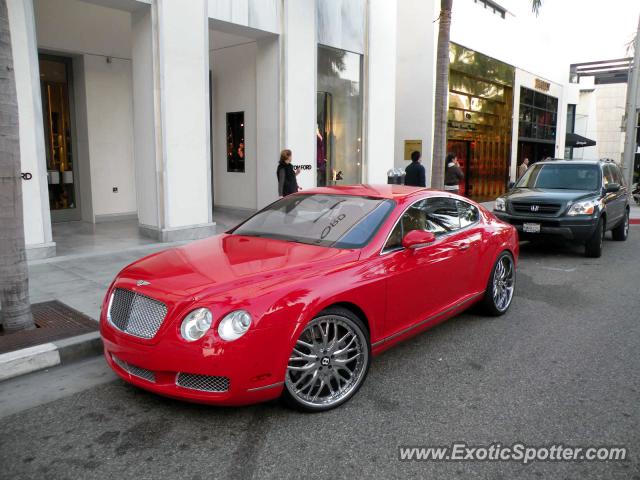 Bentley Continental spotted in Beverly Hills , California