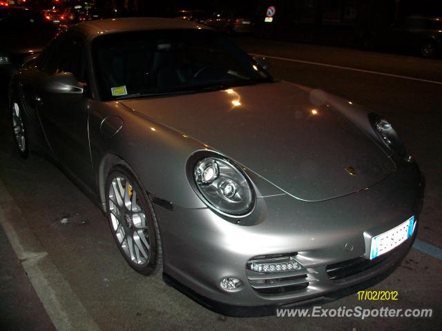 Porsche 911 Turbo spotted in Milan, Italy