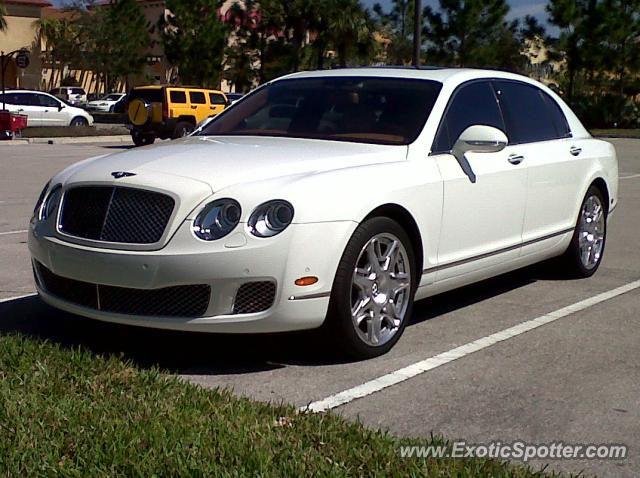 Bentley Continental spotted in Estero (Naples), FL, Florida