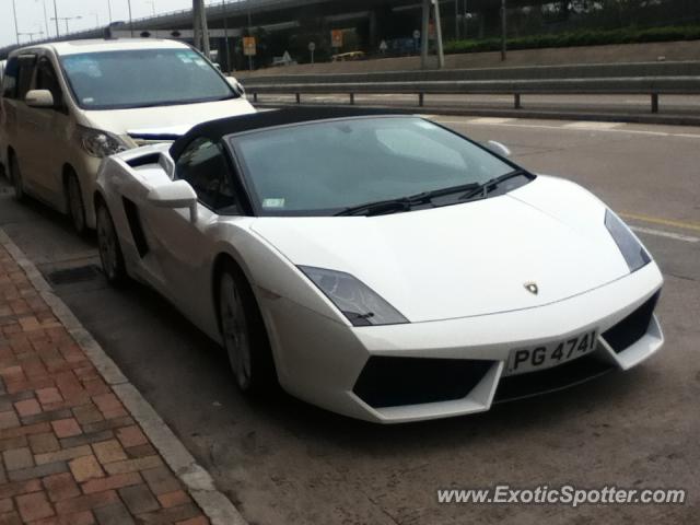 Lamborghini Gallardo spotted in Hong Kong, China