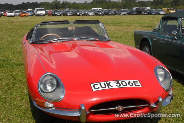 Jaguar E-Type spotted in West Sussex, United Kingdom