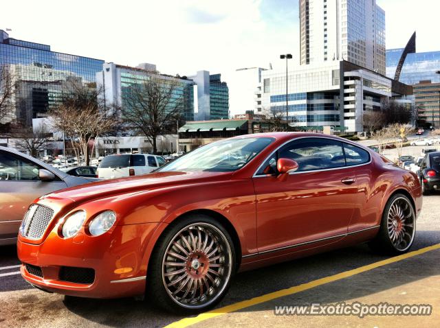 Bentley Continental spotted in Atlanta, Georgia