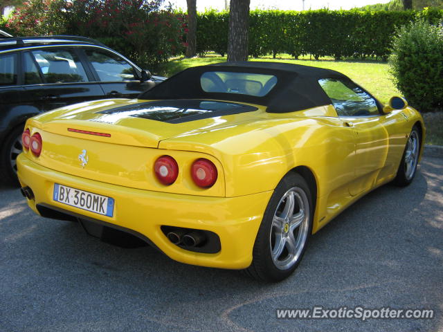 Ferrari 360 Modena spotted in Lignano, Italy