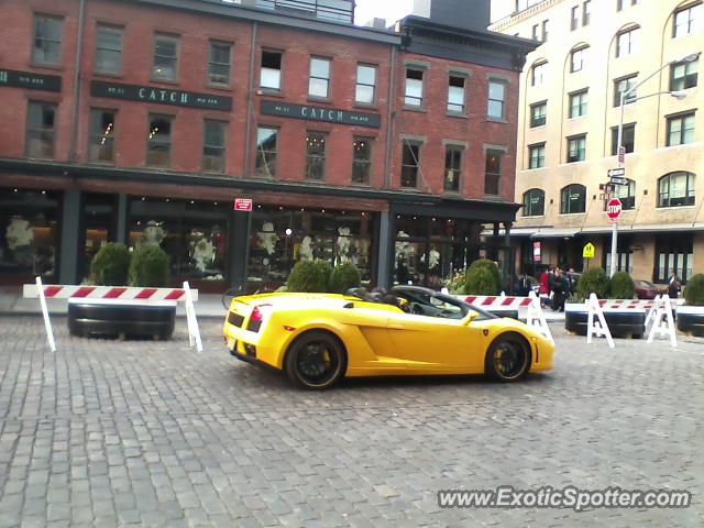 Lamborghini Gallardo spotted in New York, New York