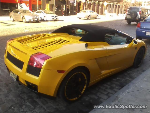 Lamborghini Gallardo spotted in New York, New York