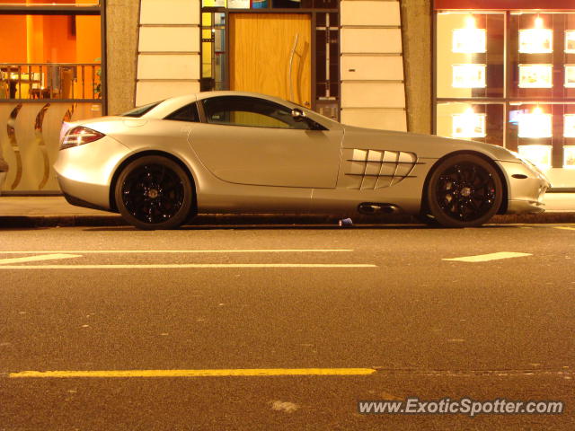 Mercedes SLR spotted in London, United Kingdom