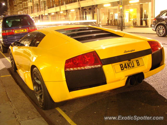 Lamborghini Murcielago spotted in London, United Kingdom