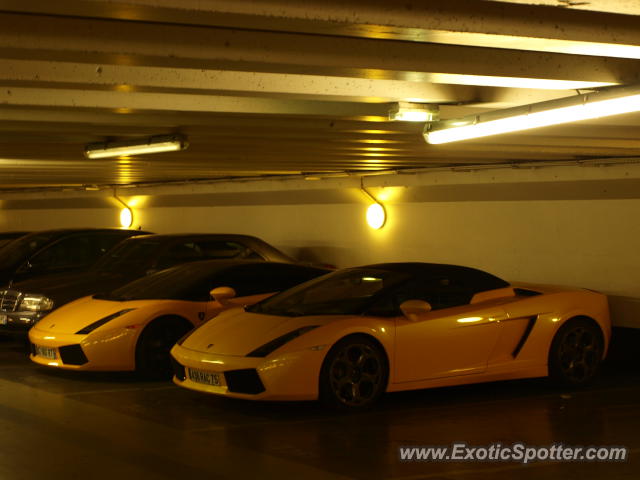 Lamborghini Gallardo spotted in Paris, France