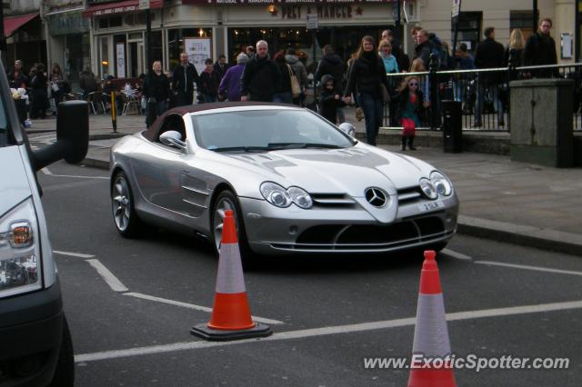 Mercedes SLR spotted in London, United Kingdom