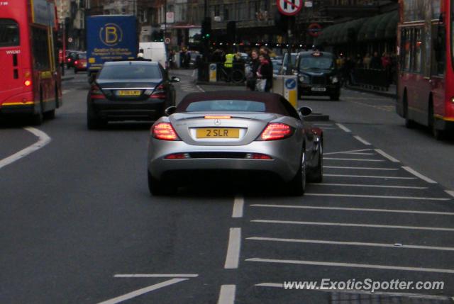 Mercedes SLR spotted in London, United Kingdom