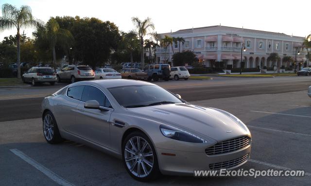 Aston Martin Rapide spotted in Naples, Florida