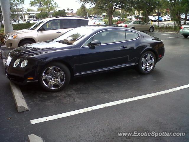 Bentley Continental spotted in Naples, FL, Florida