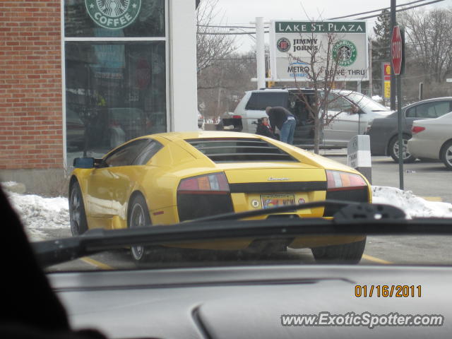 Lamborghini Murcielago spotted in Wilmette, Illinois