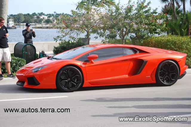 Lamborghini Aventador spotted in West Palm Beach, Florida