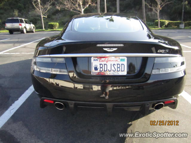 Aston Martin DBS spotted in Solana Beach, California