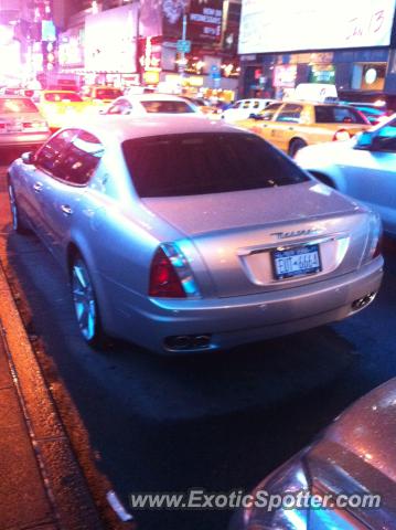 Maserati Quattroporte spotted in NYC, New York