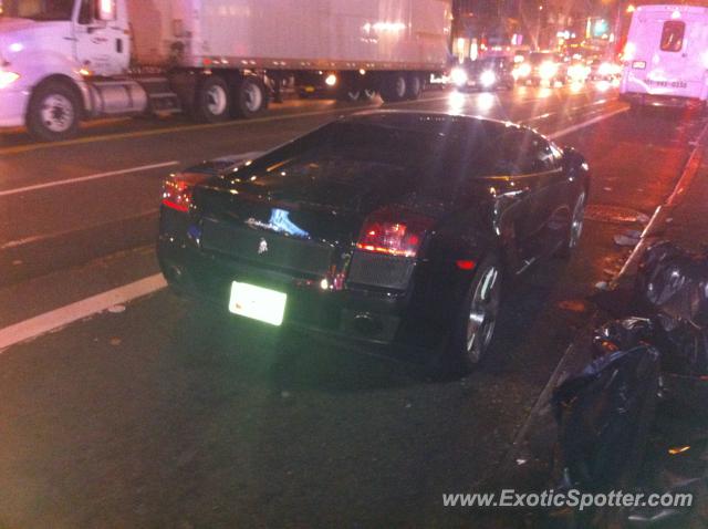 Lamborghini Gallardo spotted in NYC, New York