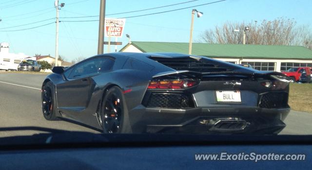 Lamborghini Aventador spotted in Johnson City, Tennessee