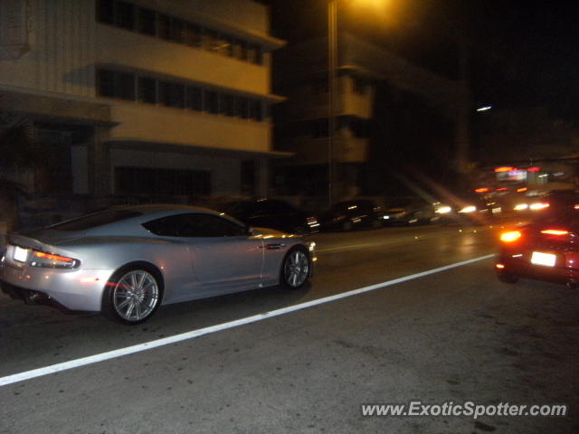 Aston Martin DBS spotted in Miami, Florida