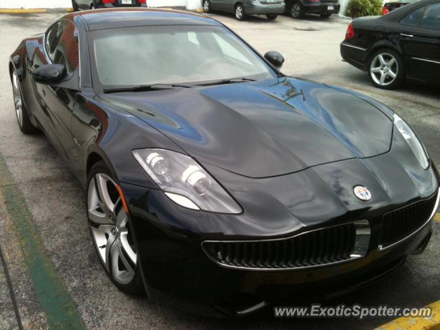 Fisker Karma spotted in Miami, Florida