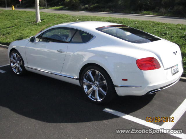 Bentley Continental spotted in Solana Beach, California