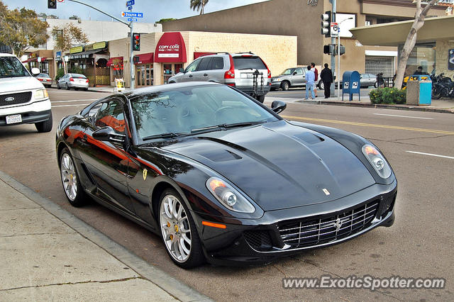 Ferrari 599GTB spotted in La Jolla, California