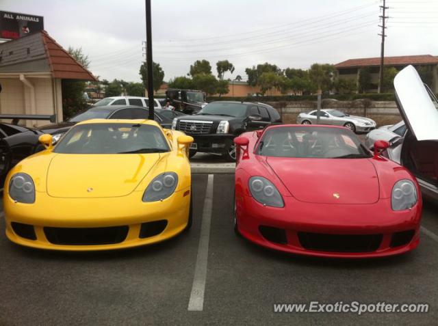 Porsche Carrera GT spotted in LA, California