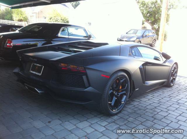 Lamborghini Aventador spotted in LA, California