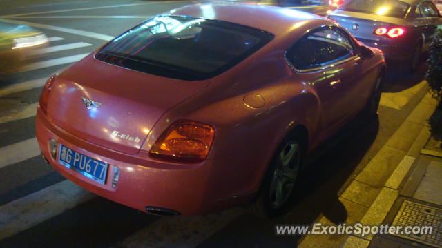 Bentley Continental spotted in SHANGHAI, China