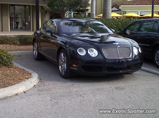 Bentley Continental spotted in Naples, FL, Florida