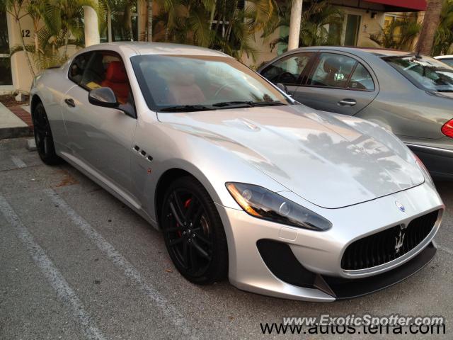 Maserati GranTurismo spotted in Miami, Florida