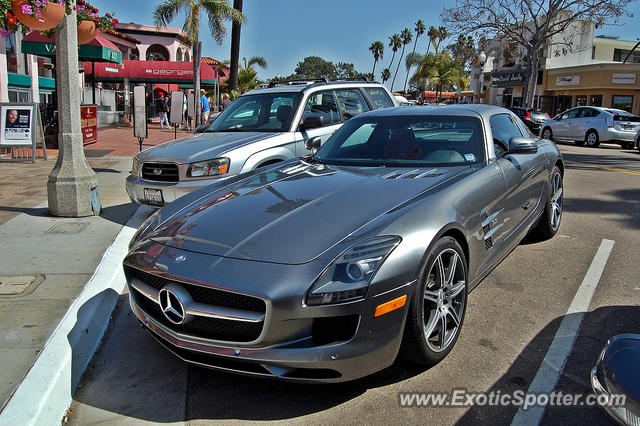 Mercedes SLS AMG spotted in La Jolla, California