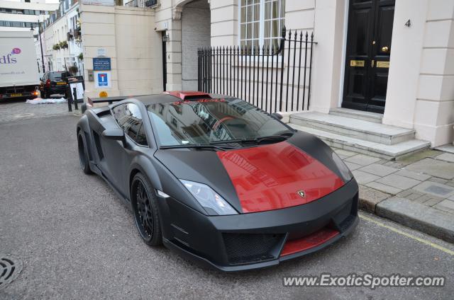 Lamborghini Gallardo spotted in London, United Kingdom