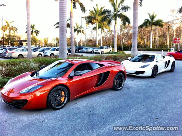 Mclaren MP4-12C spotted in Naples, Florida