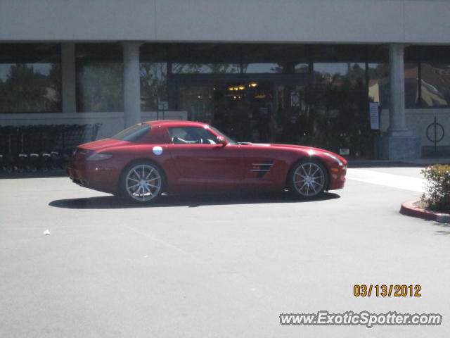 Mercedes SLS AMG spotted in Del Mar, California