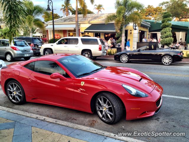 Ferrari California spotted in Naples, Florida