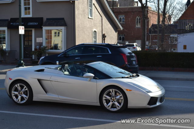 Lamborghini Gallardo spotted in Oakville, Canada