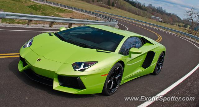 Lamborghini Aventador spotted in Franklin, Tennessee