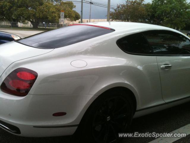 Bentley Continental spotted in Miami, Florida