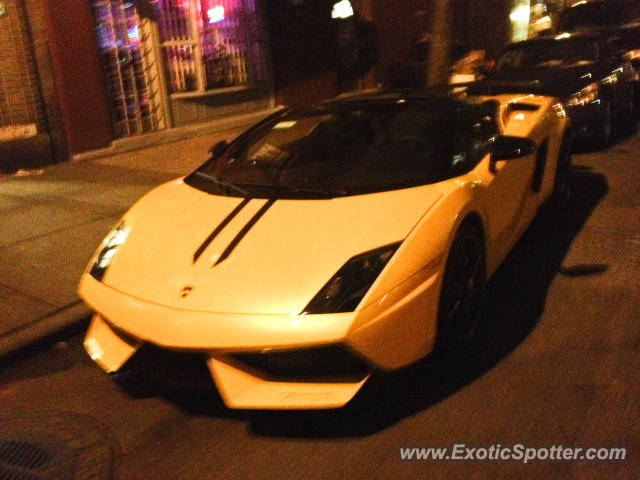 Lamborghini Gallardo spotted in New York, New York