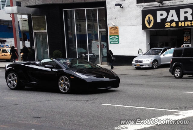 Lamborghini Gallardo spotted in New York, New York