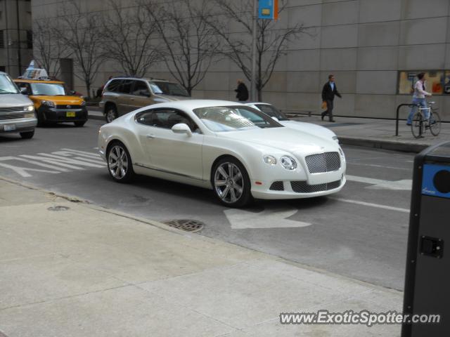 Bentley Continental spotted in Chicago, Illinois