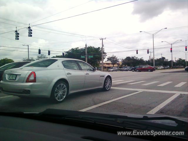 Maserati Quattroporte spotted in Coral Springs, Florida