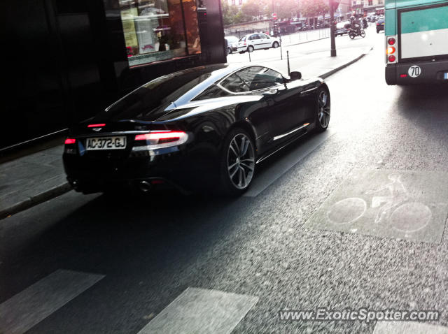 Aston Martin DBS spotted in Paris, France