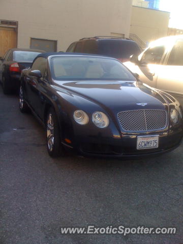 Bentley Continental spotted in Los Angeles, United States