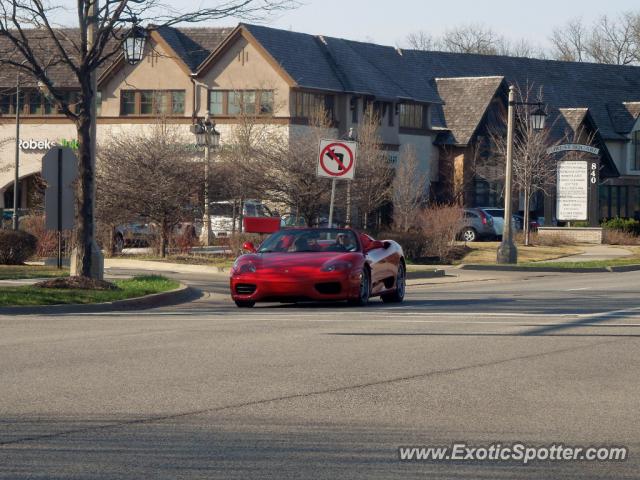 Ferrari 360 Modena spotted in Lake Forest, Illinois