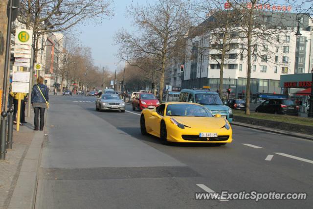 Ferrari 458 Italia spotted in Berlin, Germany