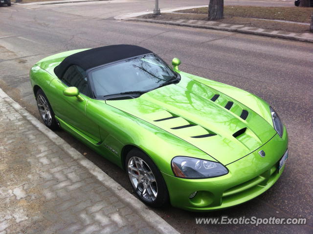 Dodge Viper spotted in Winnipeg, Canada