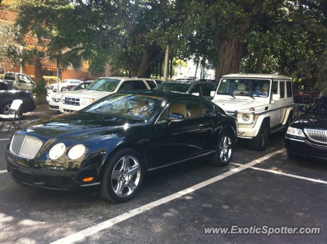 Bentley Continental spotted in Miami - South Beach, Florida