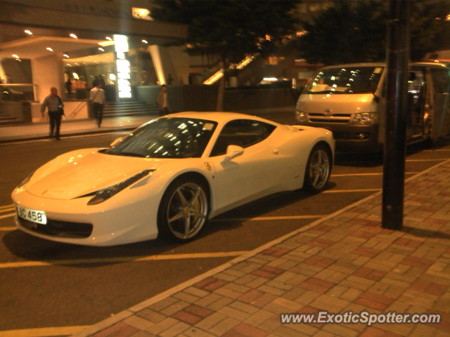 Ferrari 458 Italia spotted in Hong Kong, China